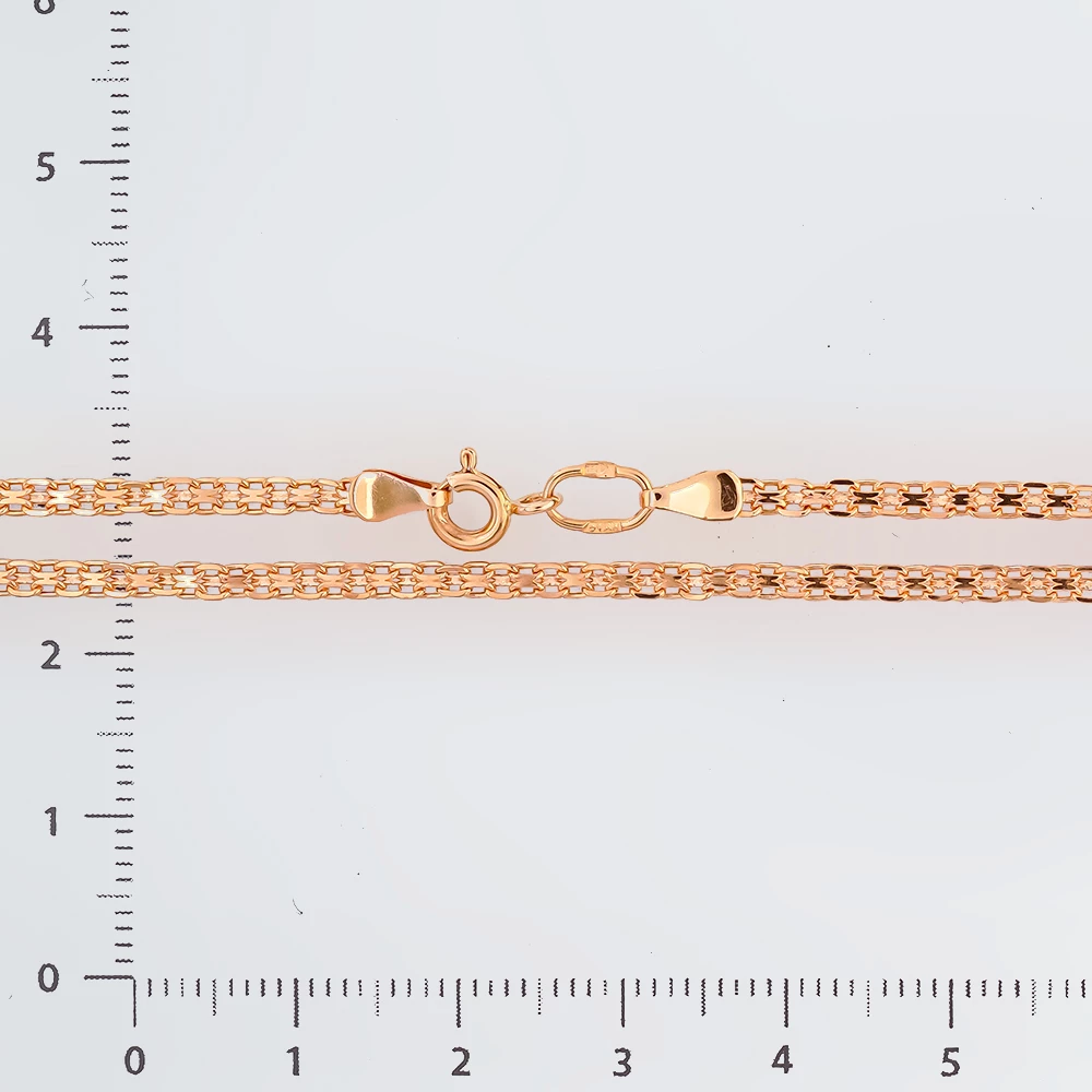 Цепь из красного золота 585 пробы