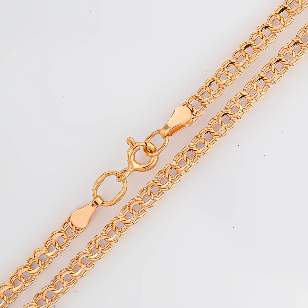 Цепь из красного золота 585 пробы