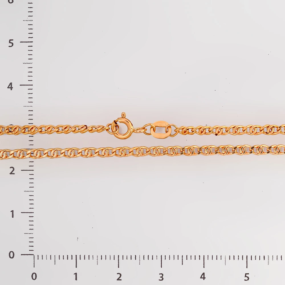 Цепь из красного золота 585 пробы