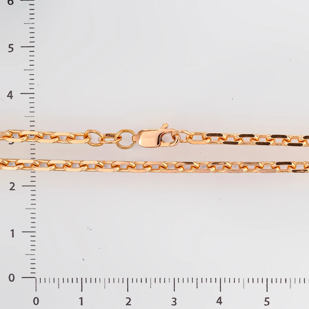 Цепь из красного золота 585 пробы