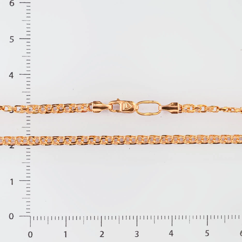 Цепь из красного золота 585 пробы