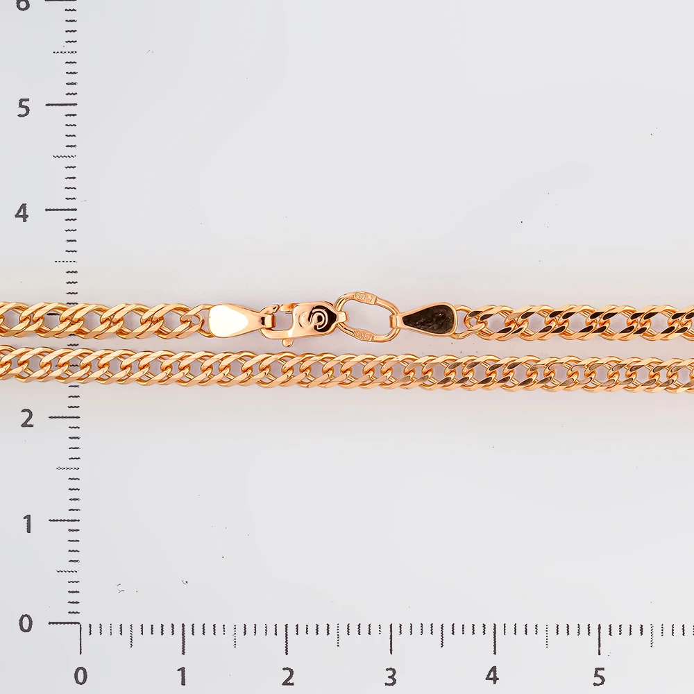 Цепь из красного золота 585 пробы