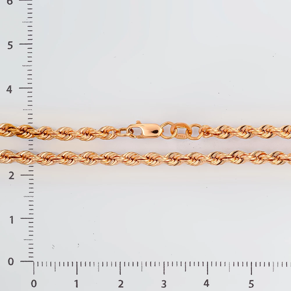 Цепь из красного золота 585 пробы