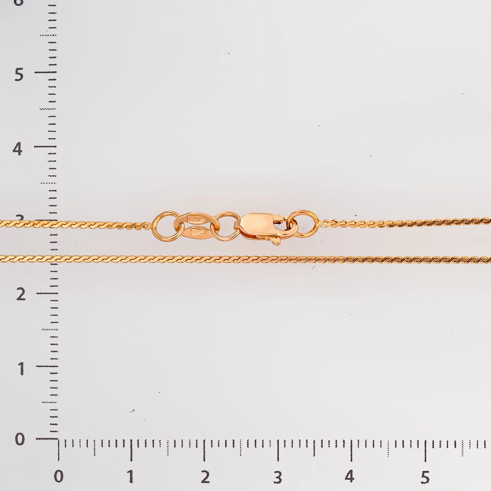 Цепь из красного золота 585 пробы