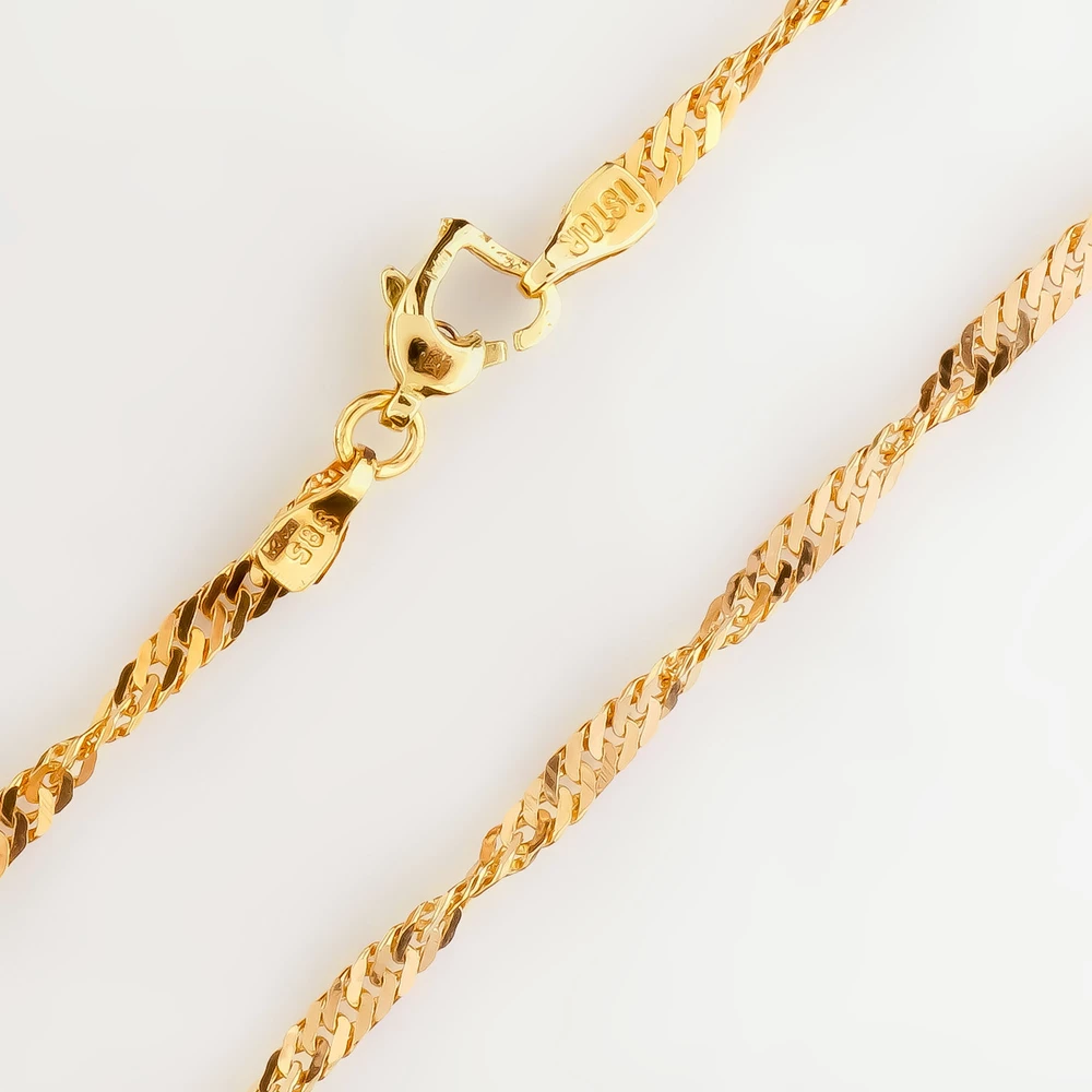 Цепь из красного золота 585 пробы