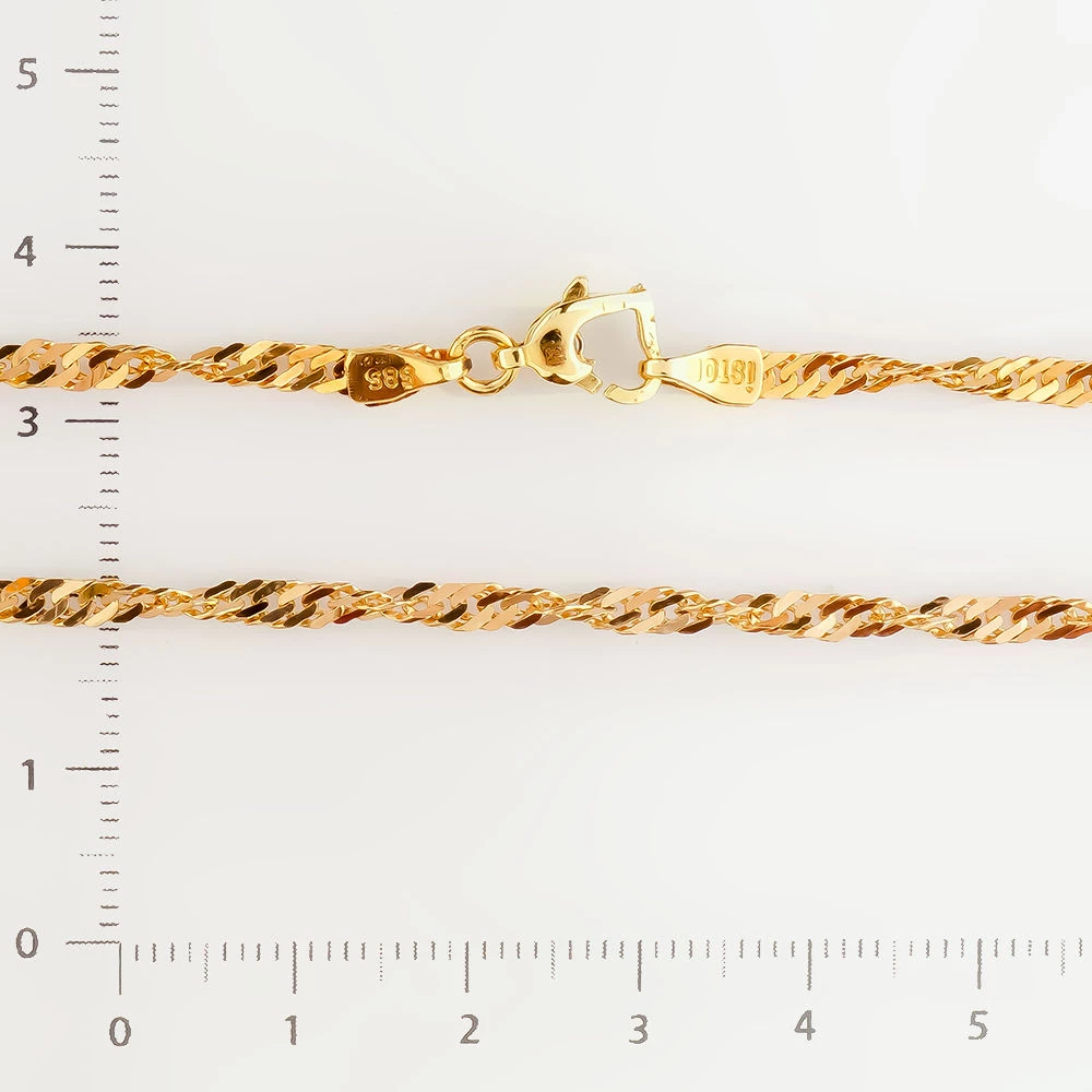 Цепь из красного золота 585 пробы