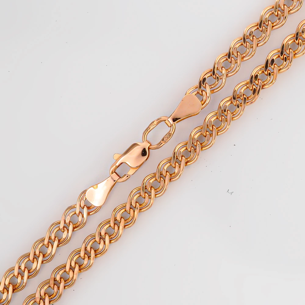 Цепь из красного золота 585 пробы