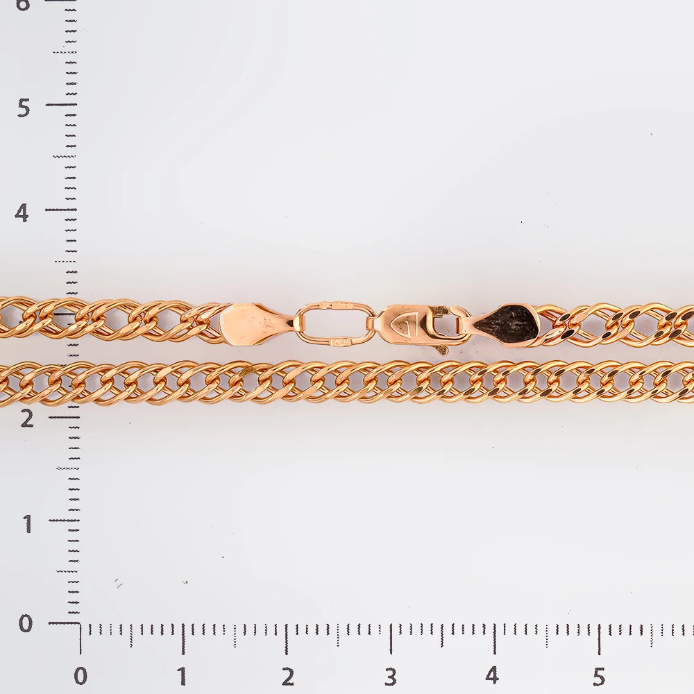 Цепь из красного золота 585 пробы