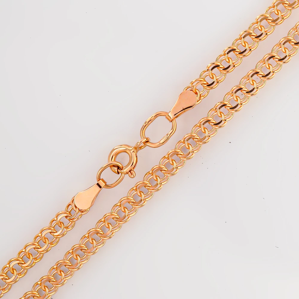 Цепь из красного золота 585 пробы