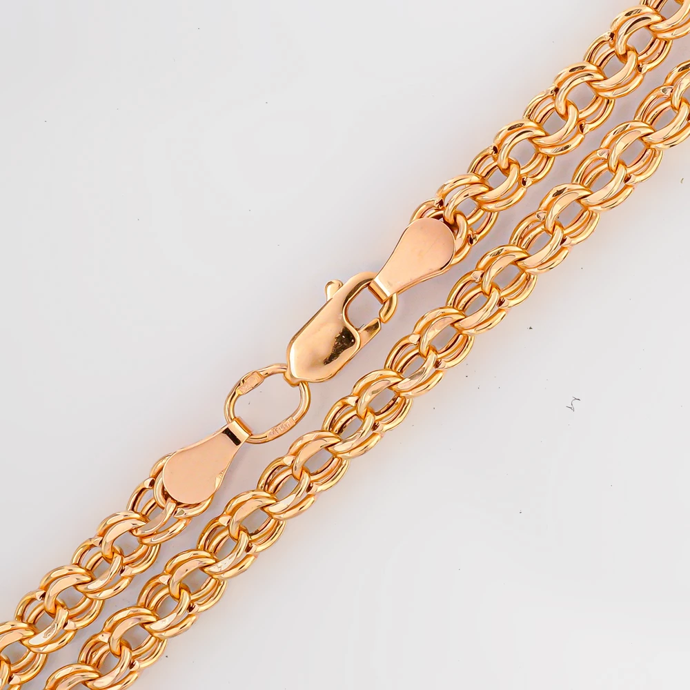 Цепь из красного золота 585 пробы