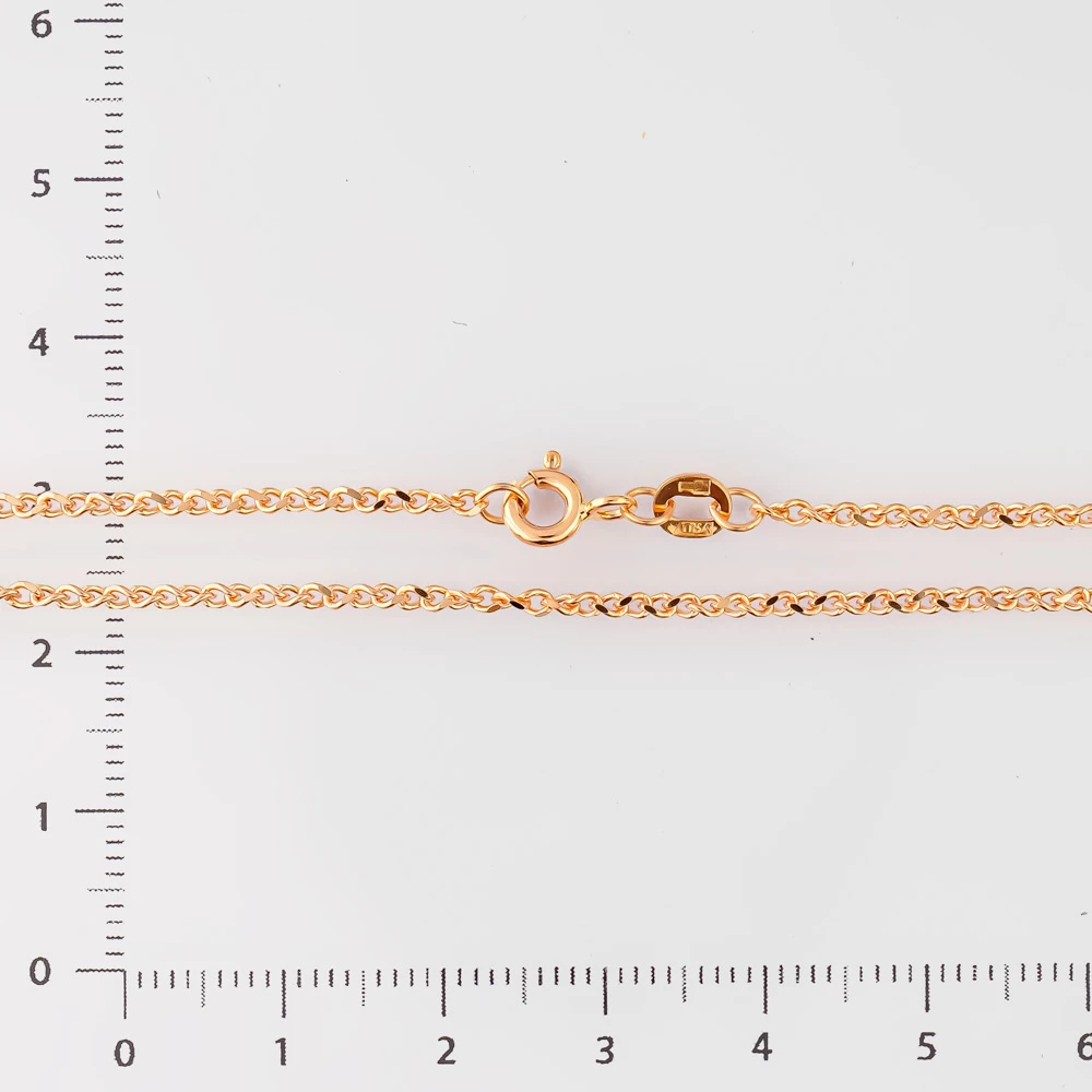 Цепь из красного золота 585 пробы