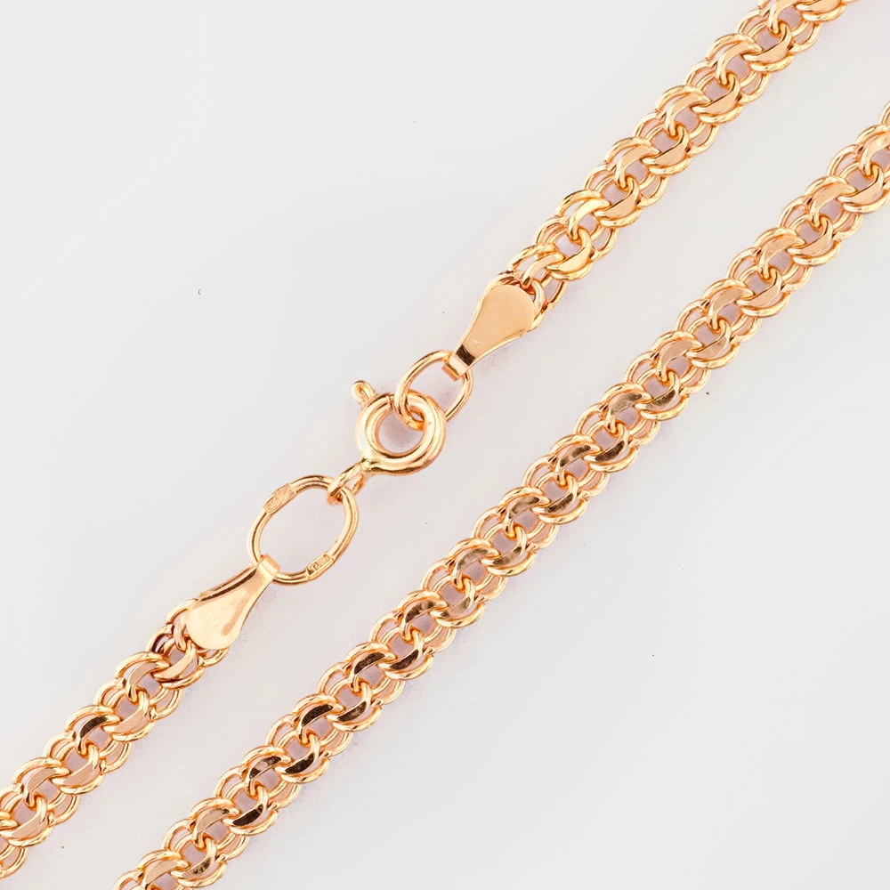 Цепь из красного золота 585 пробы