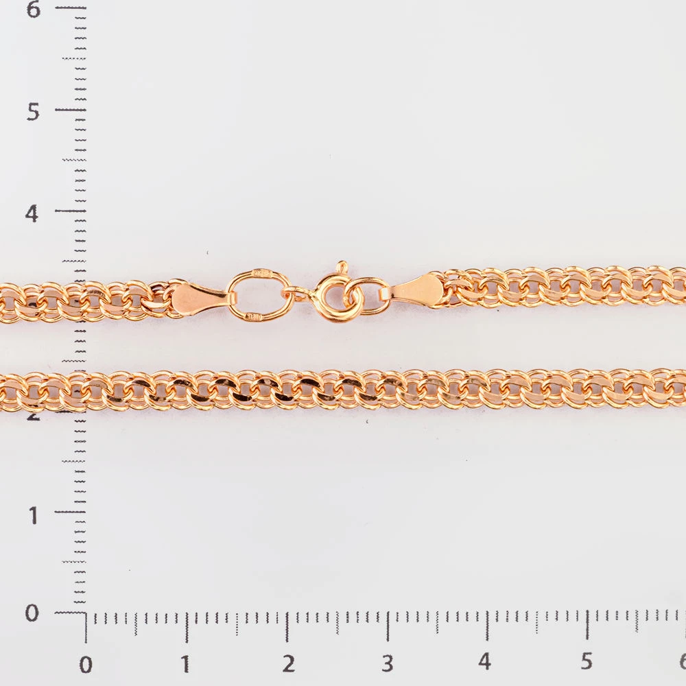 Цепь из красного золота 585 пробы