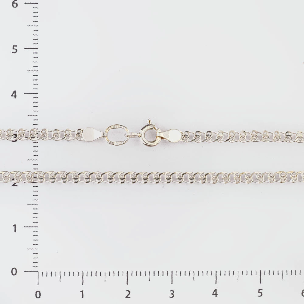 Цепь из белого золота 585 пробы