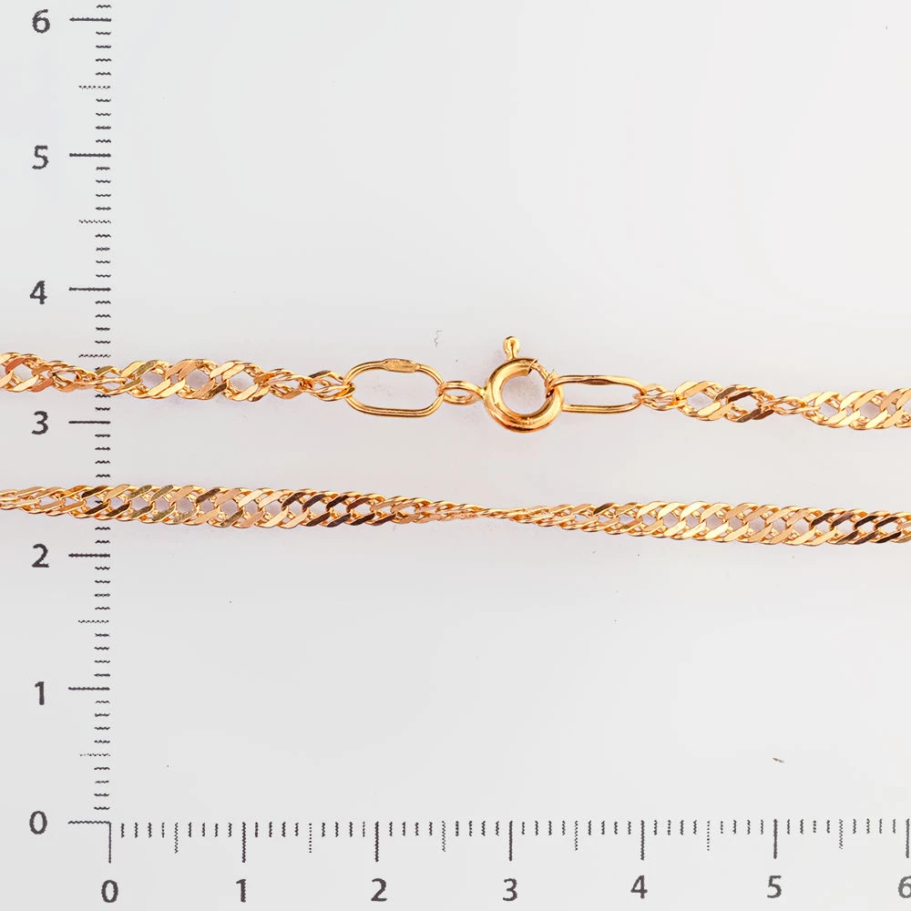 Цепь из красного золота 585 пробы