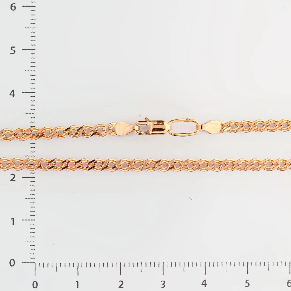 Цепь из красного золота 585 пробы