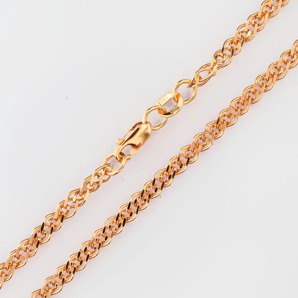 Цепь из красного золота 585 пробы