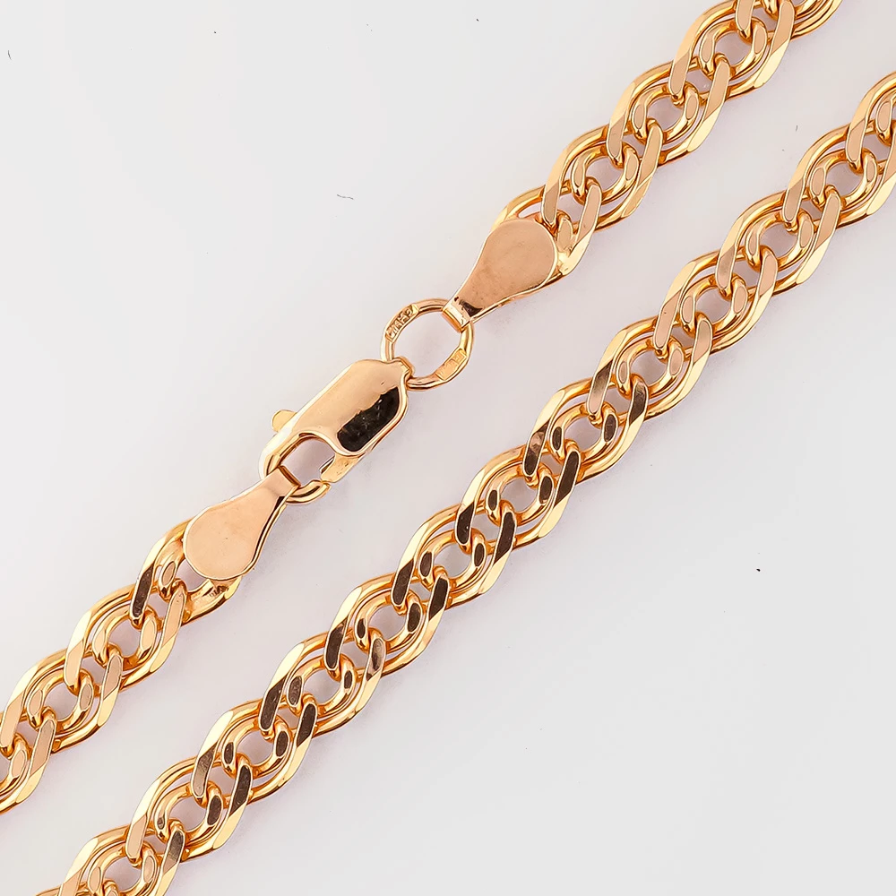 Цепь из красного золота 585 пробы