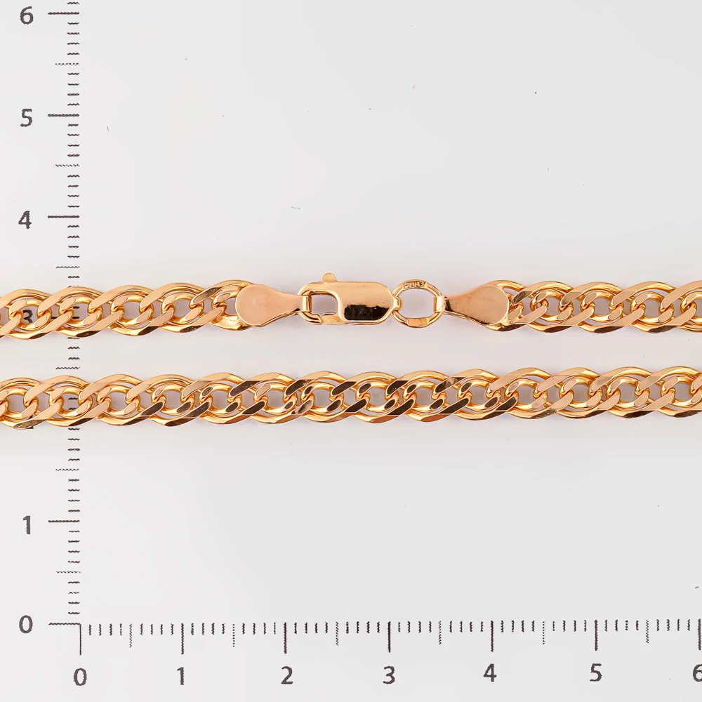 Цепь из красного золота 585 пробы