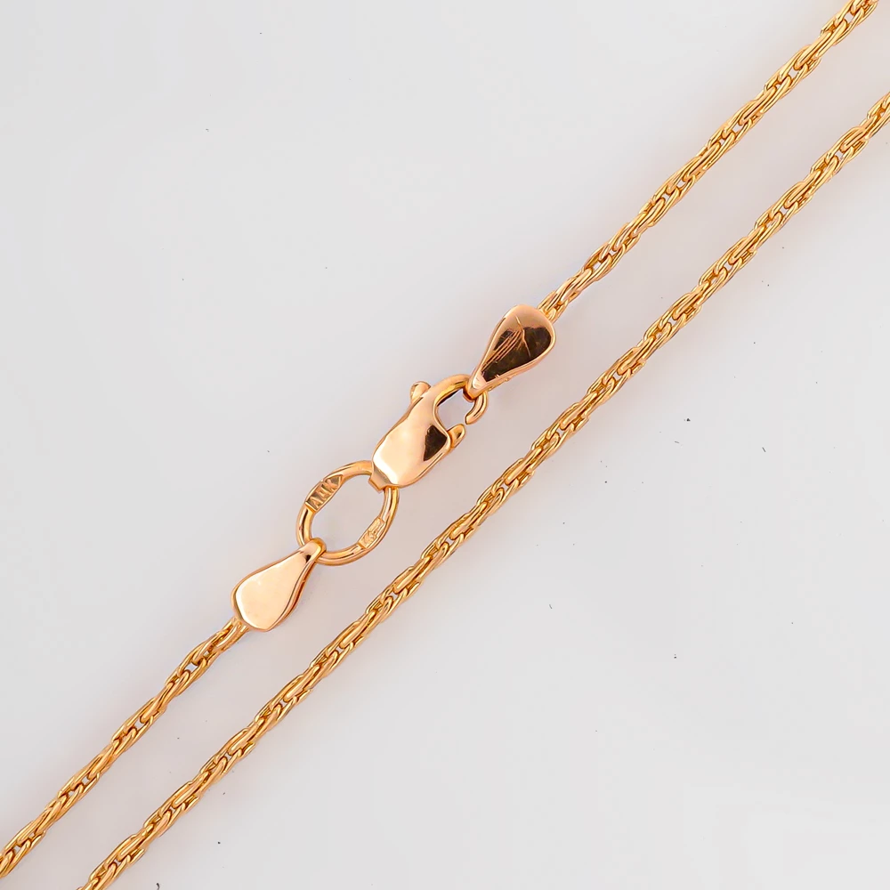 Цепь из красного золота 585 пробы