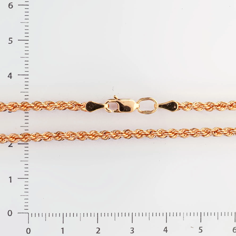 Цепь из красного золота 585 пробы