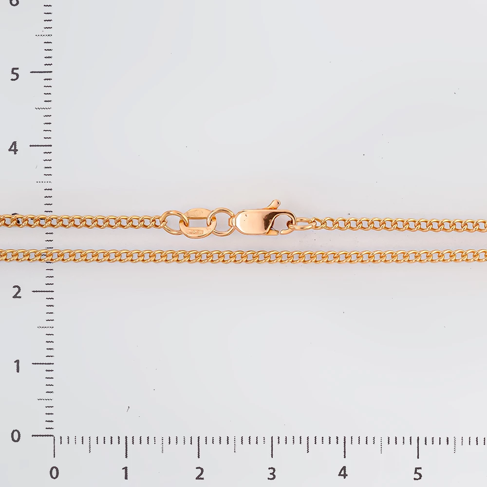 Цепь из красного золота 585 пробы