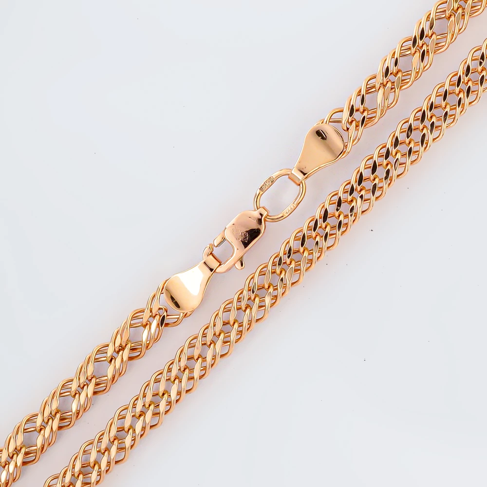 Цепь из красного золота 585 пробы