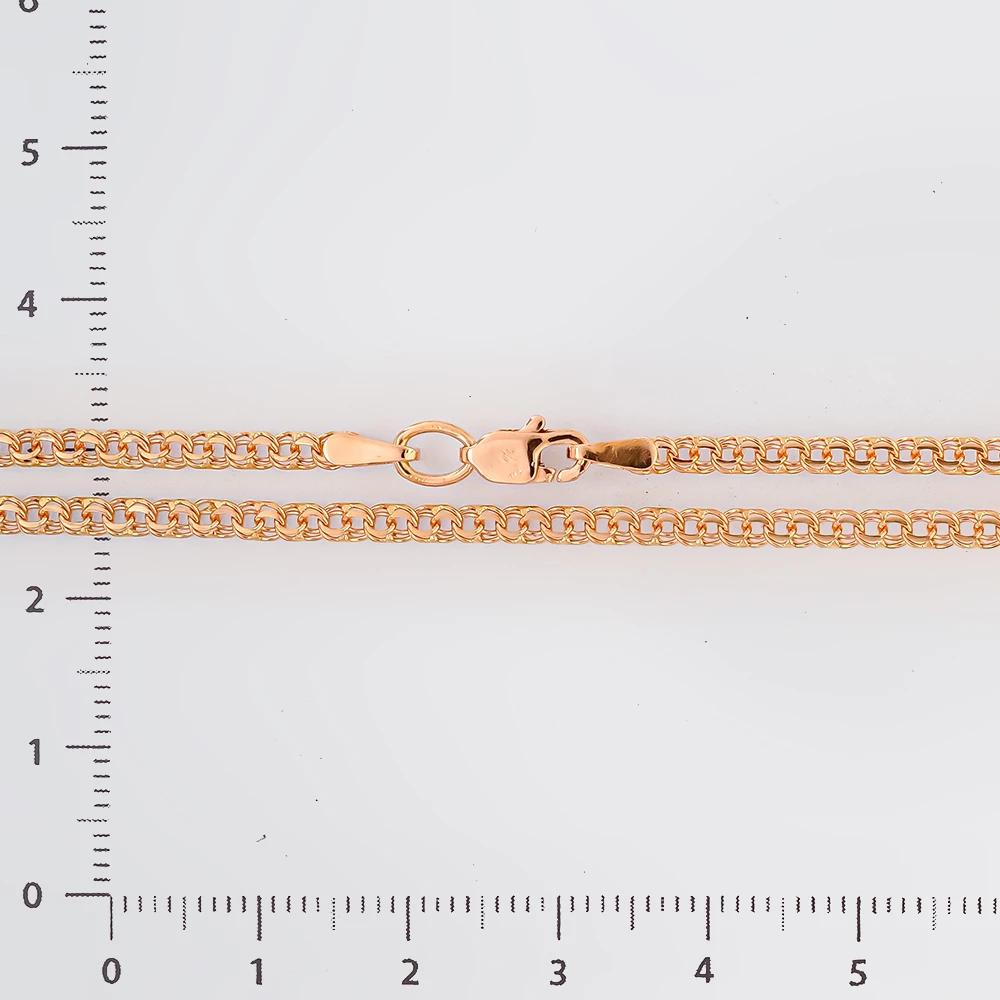 Цепь из красного золота 585 пробы