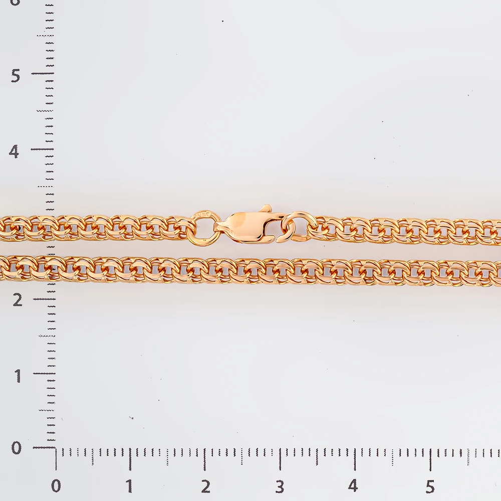 Цепь из красного золота 585 пробы