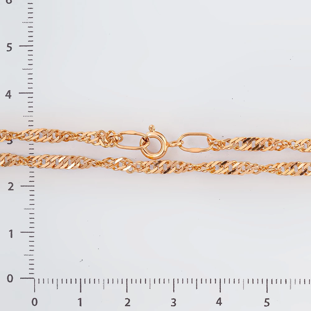 Цепь из красного золота 585 пробы