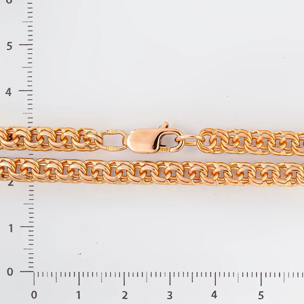 Цепь из красного золота 585 пробы