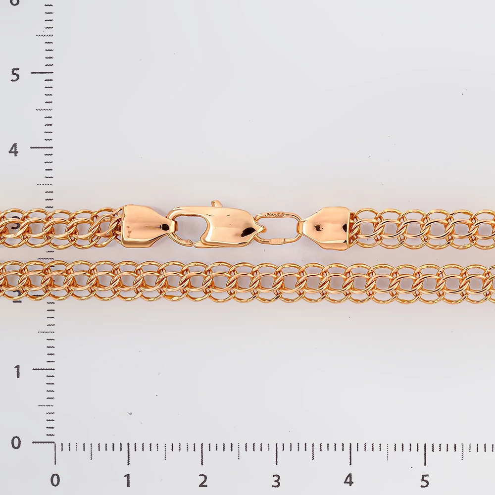 Цепь из красного золота 585 пробы