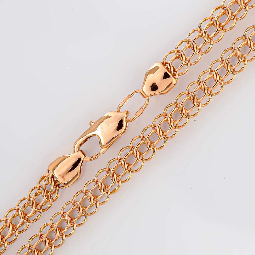 Цепь из красного золота 585 пробы