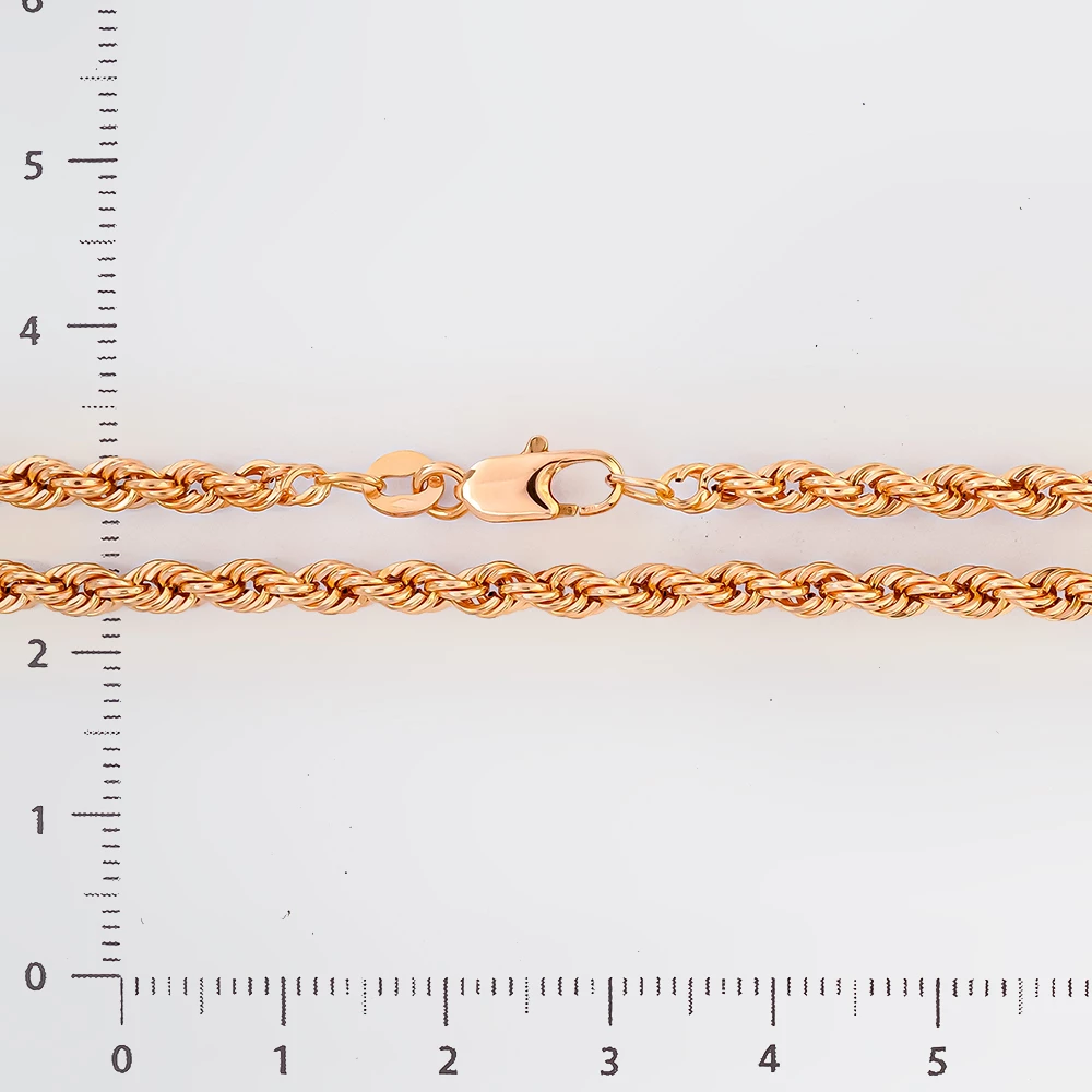 Цепь из красного золота 585 пробы