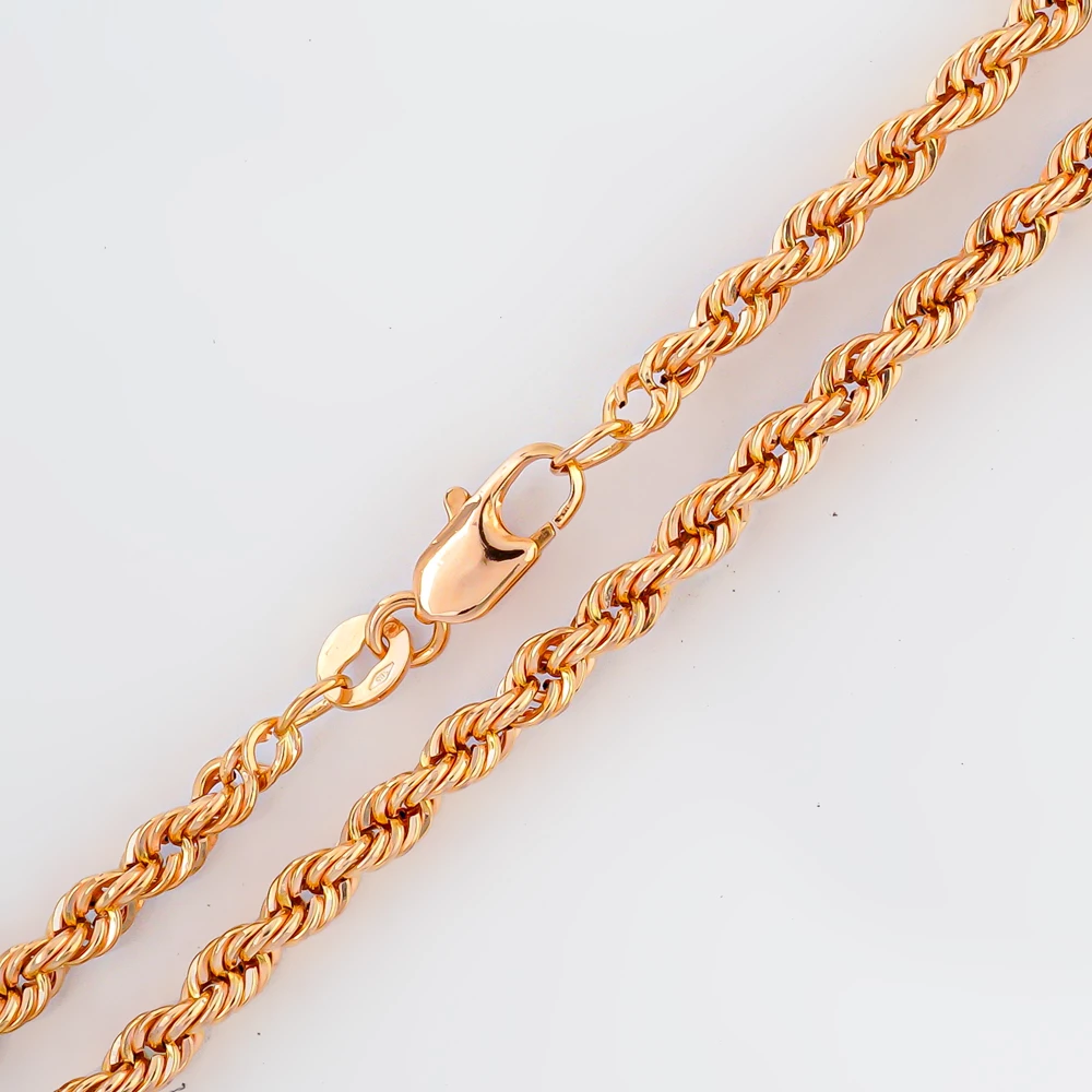 Цепь из красного золота 585 пробы