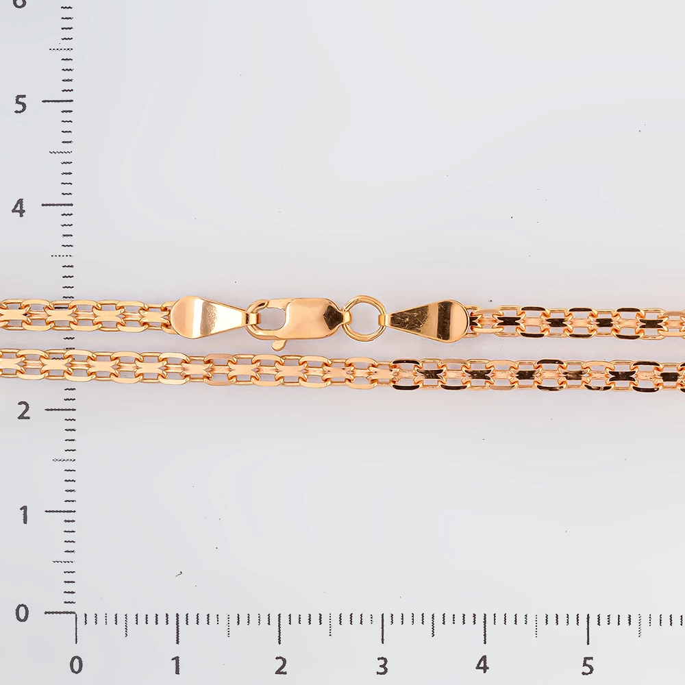 Цепь из красного золота 585 пробы