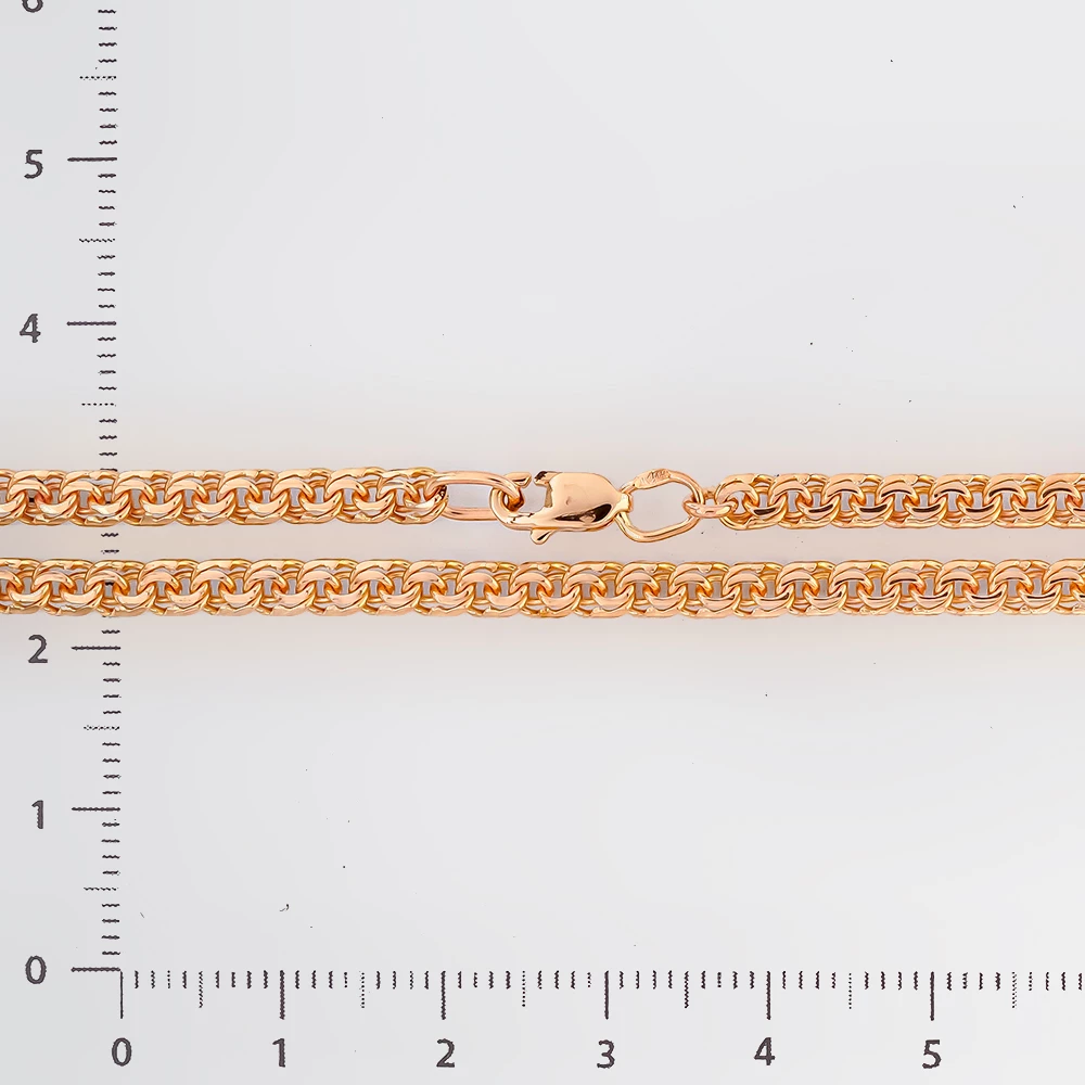 Цепь из красного золота 585 пробы
