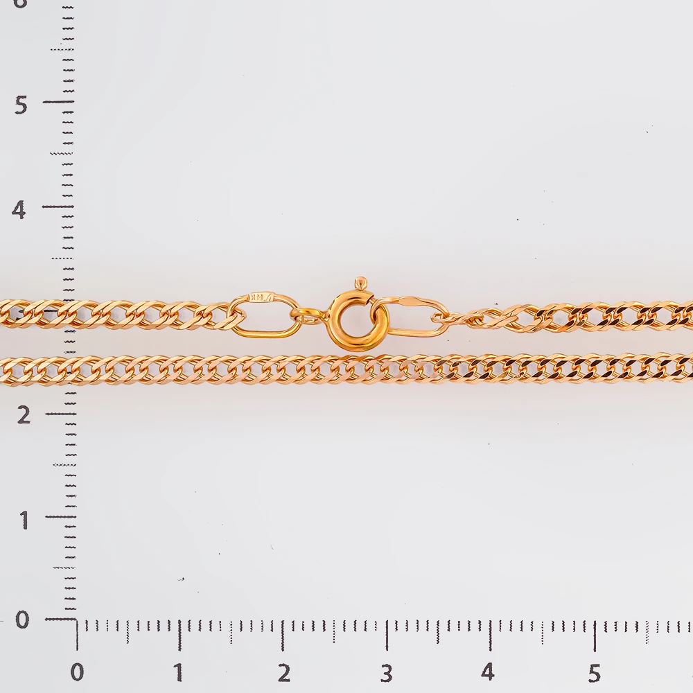 Цепь из красного золота 585 пробы