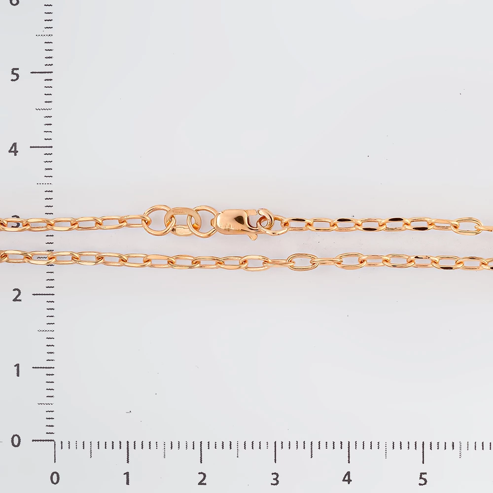 Цепь из красного золота 585 пробы