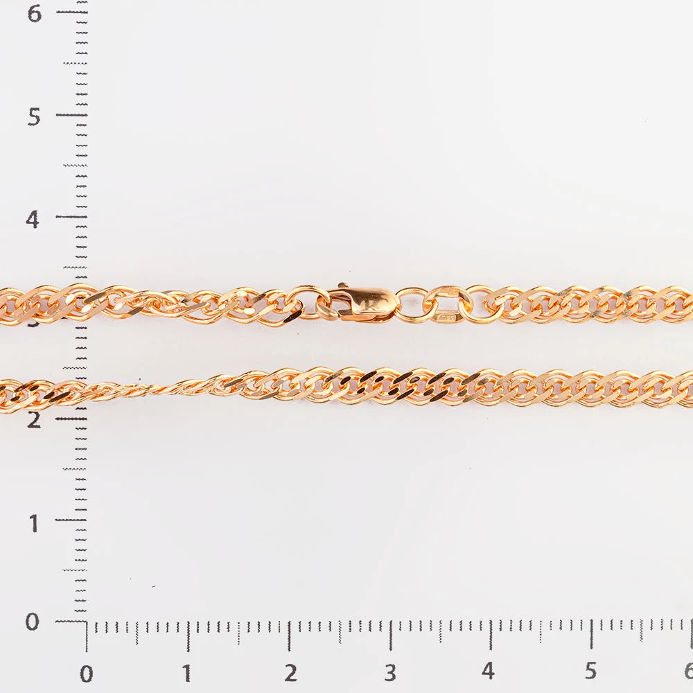 Цепь из красного золота 585 пробы