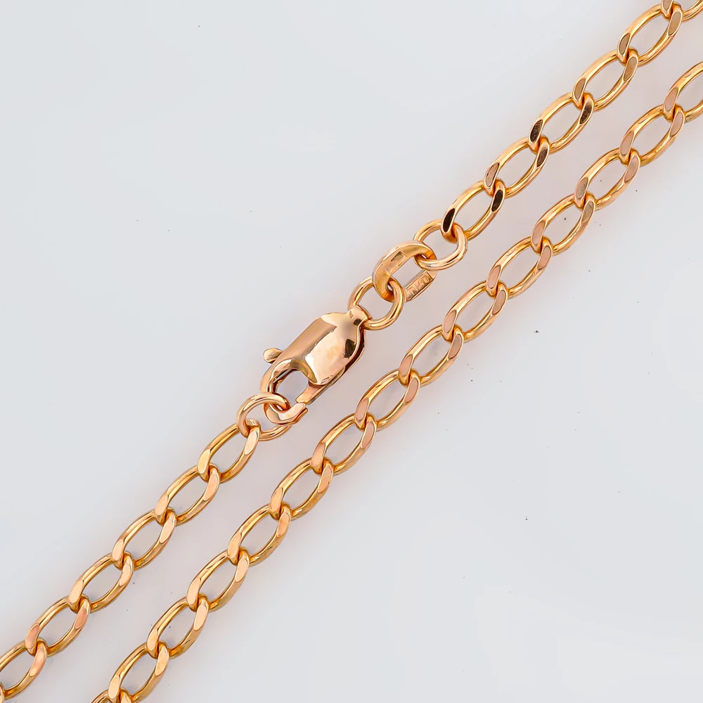 Цепь из красного золота 585 пробы