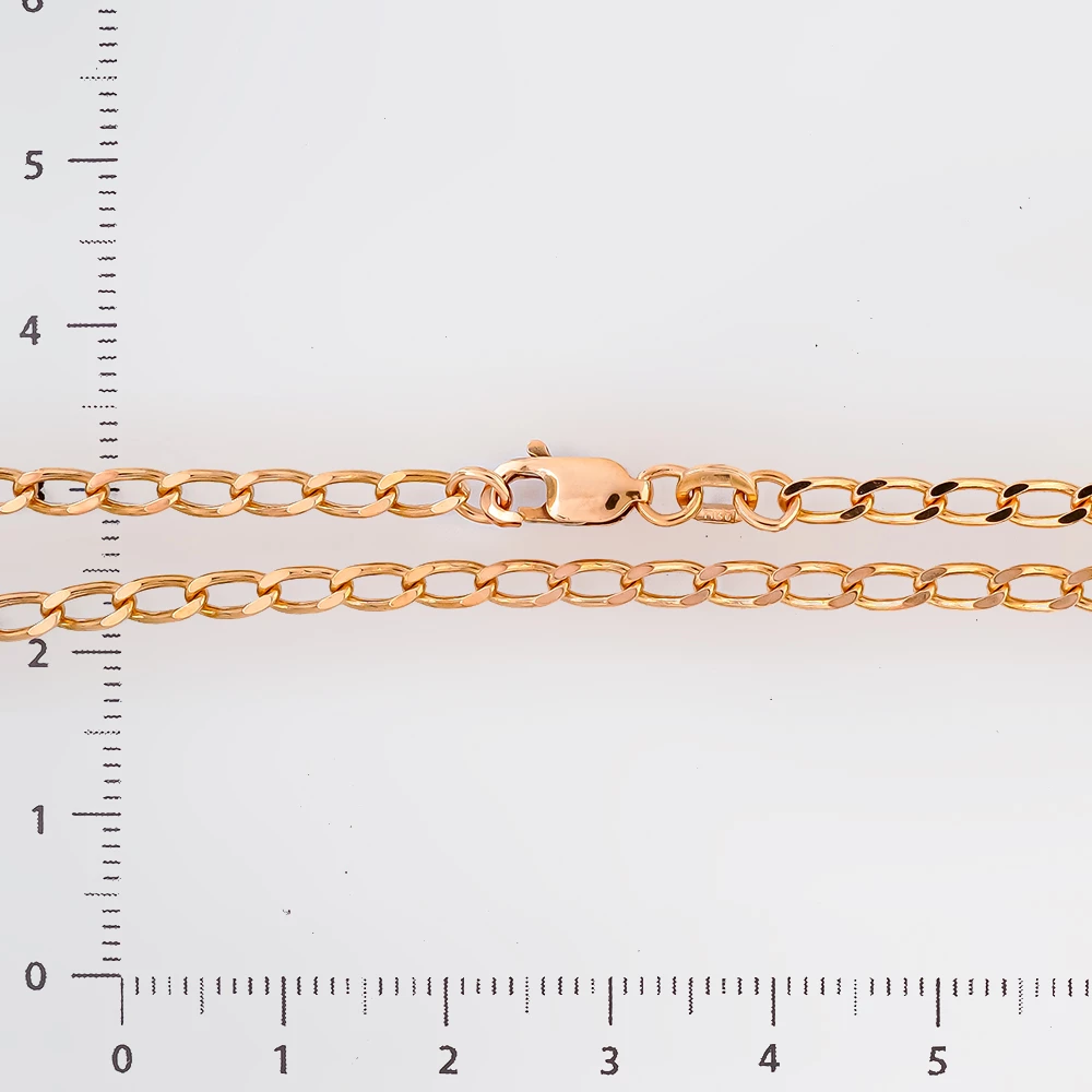 Цепь из красного золота 585 пробы
