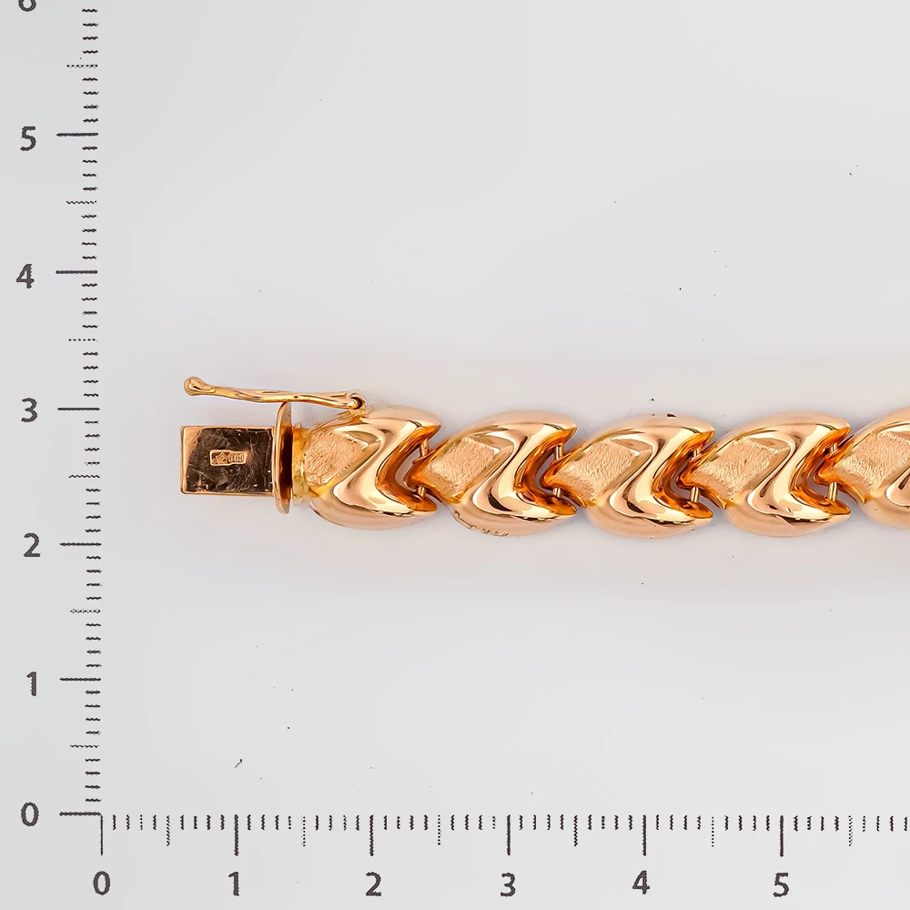 Цепь из красного золота 585 пробы