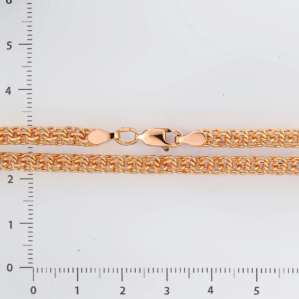 Цепь из красного золота 585 пробы