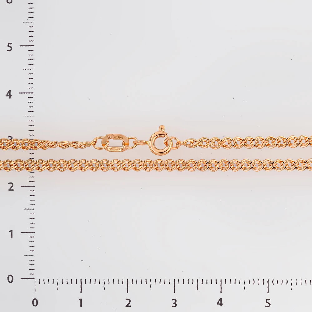Цепь из красного золота 585 пробы