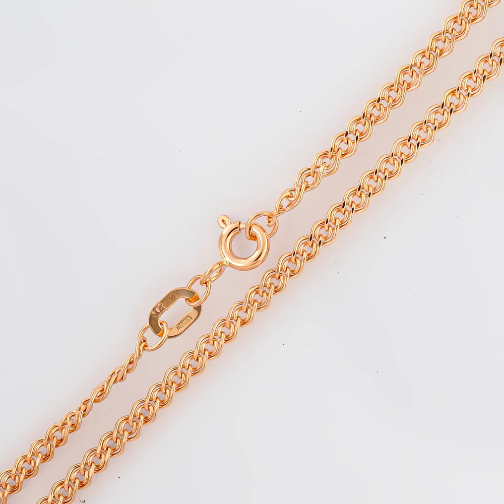 Цепь из красного золота 585 пробы