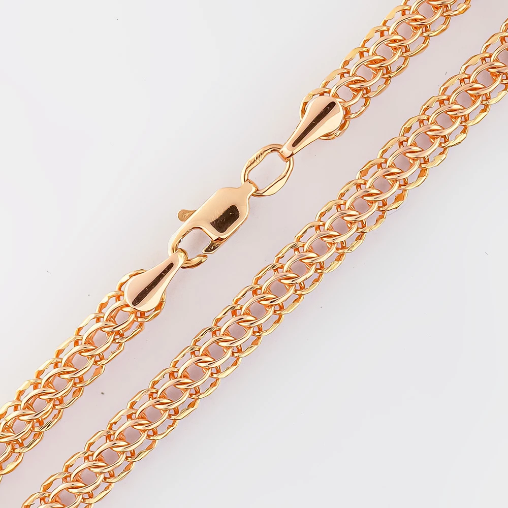 Цепь из красного золота 585 пробы