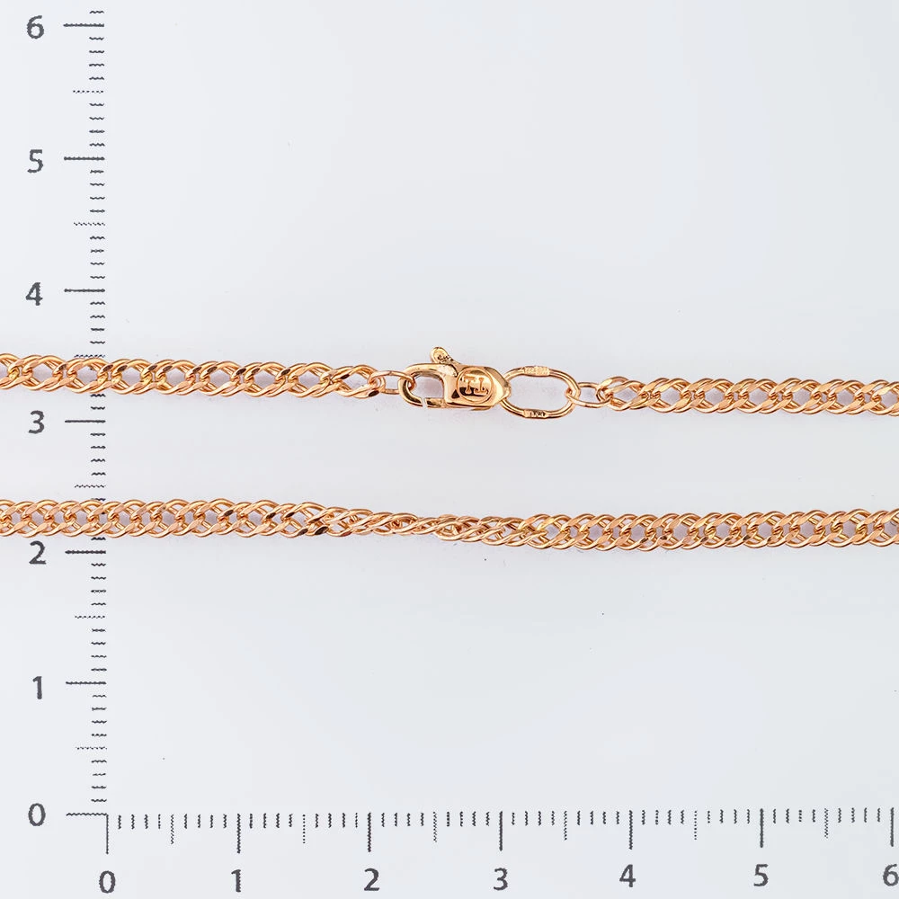 Цепь из красного золота 585 пробы