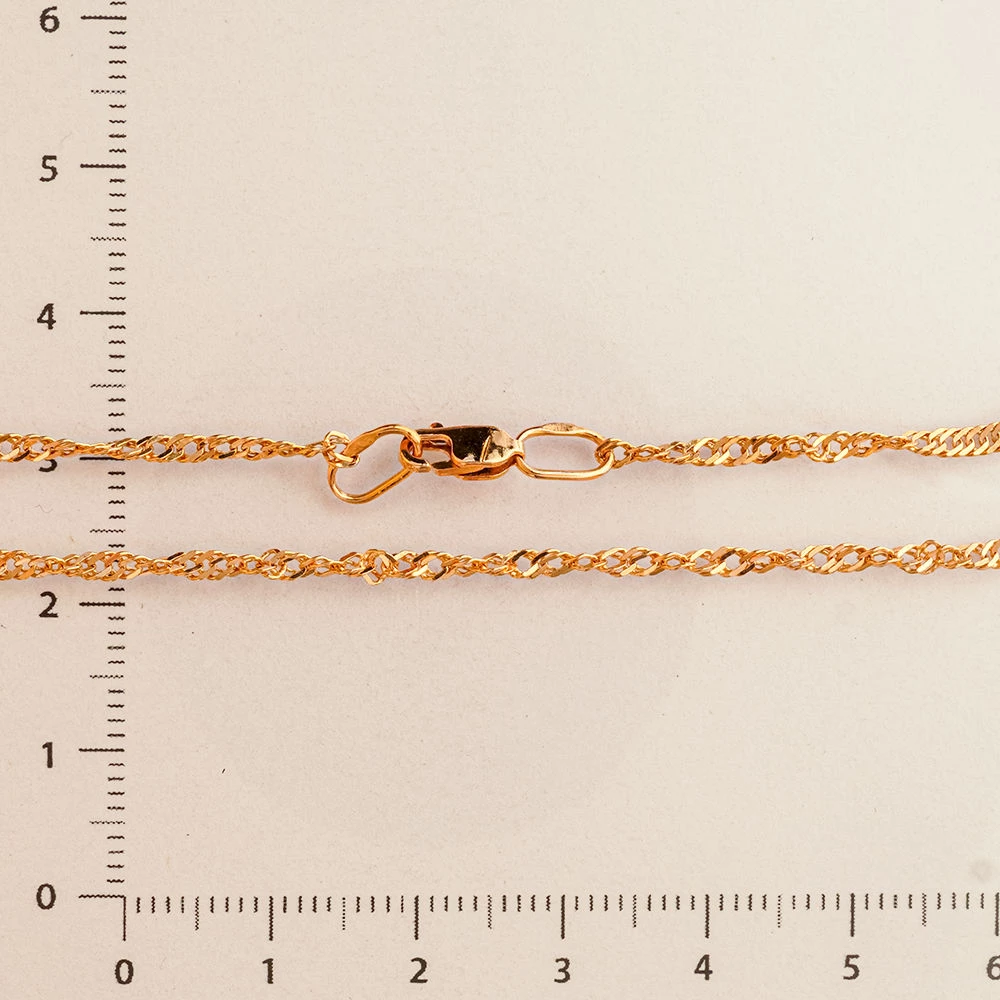 Цепь из красного золота 585 пробы