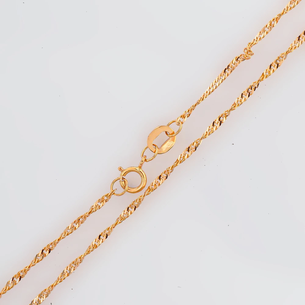 Цепь из красного золота 585 пробы